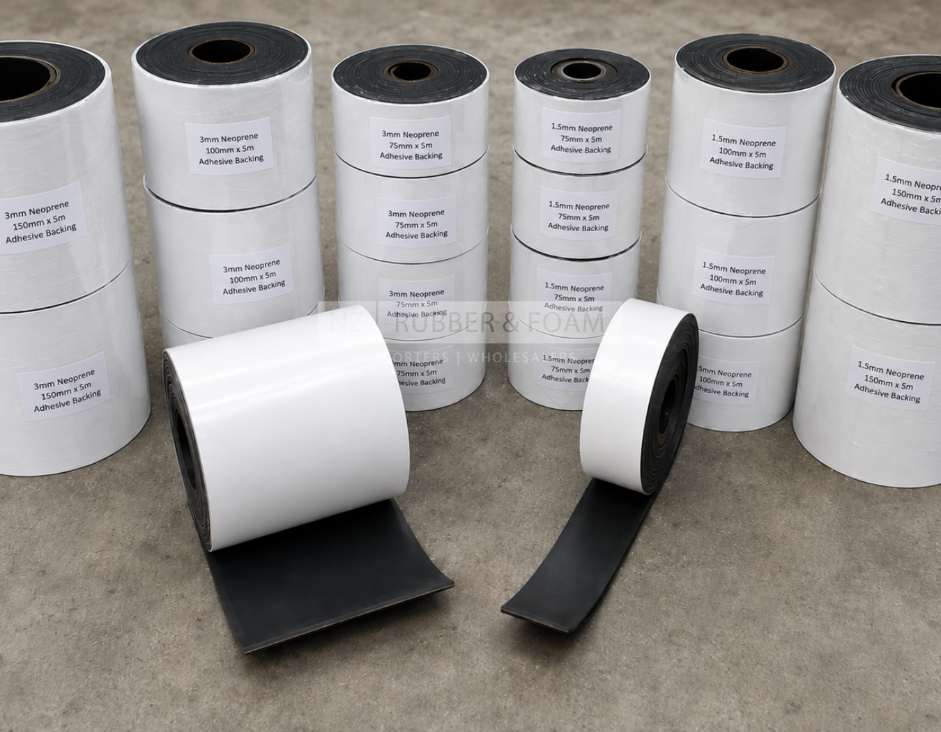 Self-Adhesive Neoprene Rubber Strips