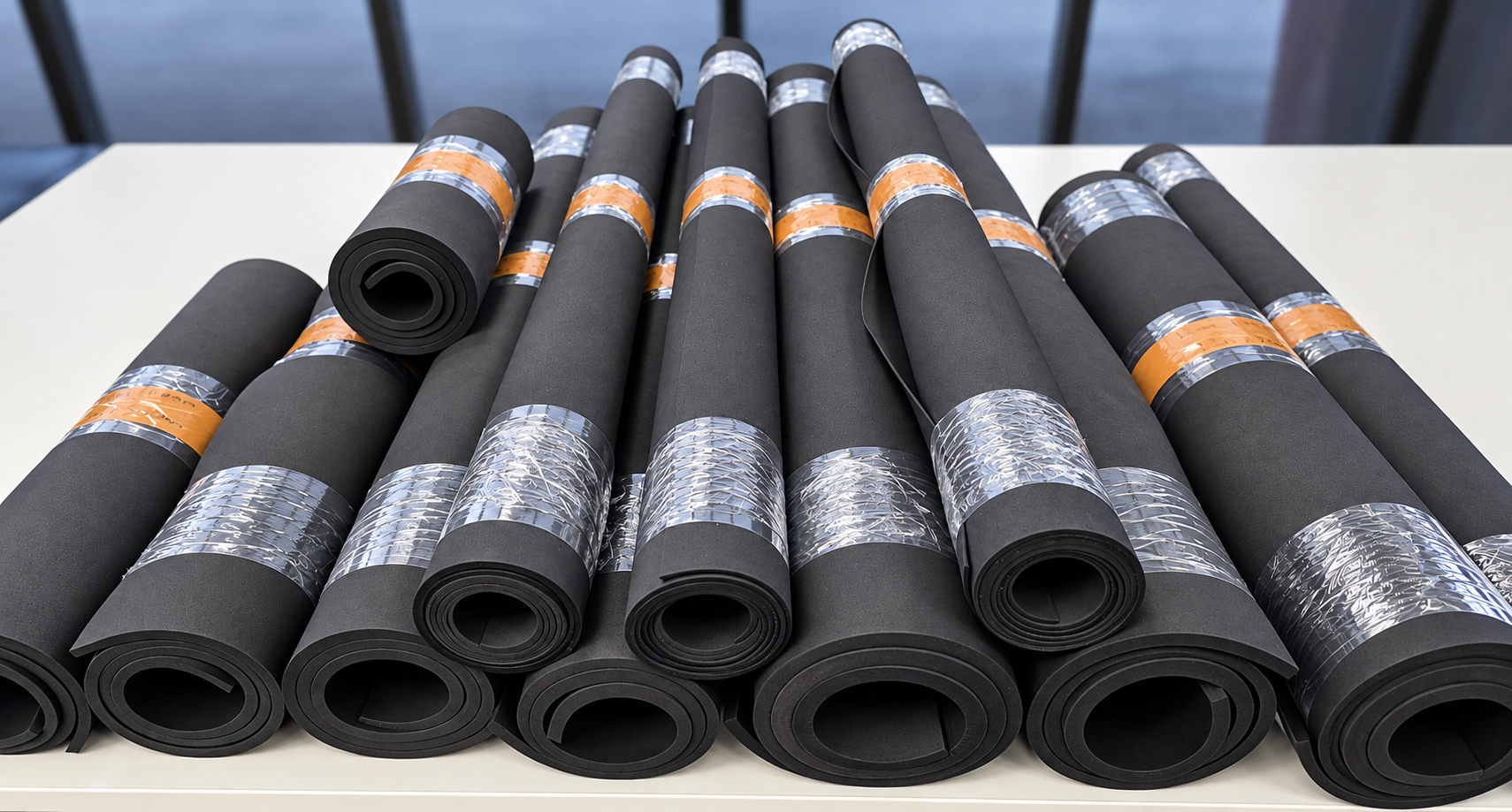 Black EPDM Foam Part Sheets